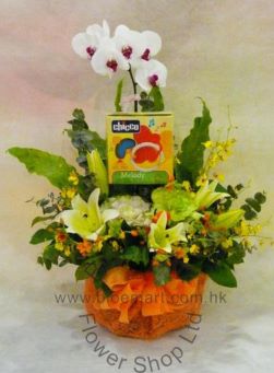 Baby Gift - Flower Arrangement - CODE 4105